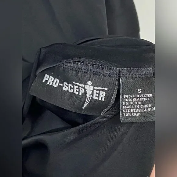 Pro-Scepter Men's Black Long Sleeve Crew Neck Compression Shirt Size Small - Picture 3 of 6